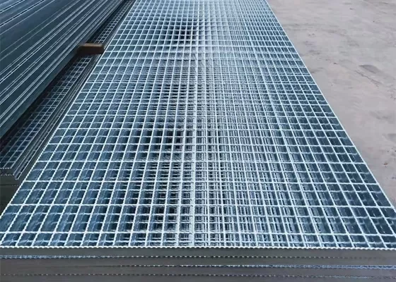 Aluminum Road Steel Grating For Walkway Platform Foot Plate factory